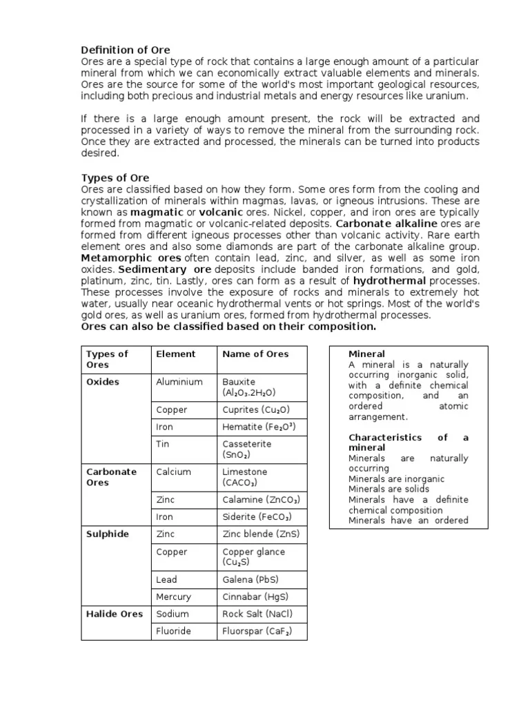 Ore: The Devastating Addiction and Warning Signs